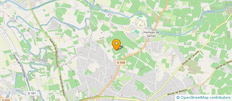 localisation de l'entreprise MADAME LAURE BECDELIEVRE à CARPENTRAS