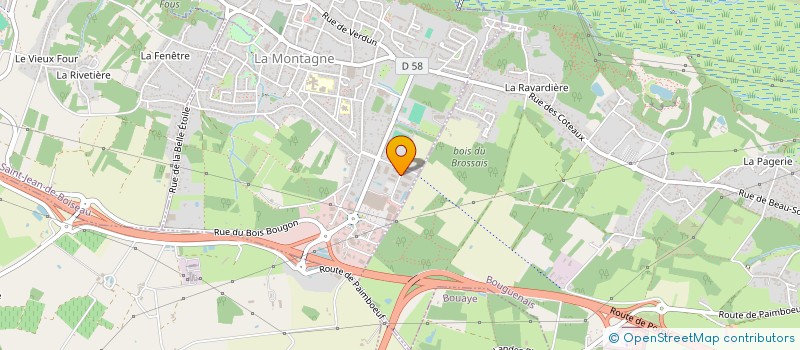 localisation de l'entreprise MADAME LAURE BEDU  LA MONTAGNE