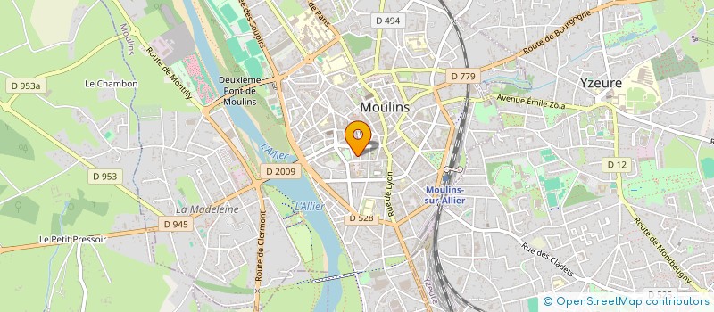 localisation de l'entreprise MADAME LAURE BEGUIN à MOULINS