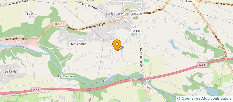 localisation de l'entreprise MADAME LAURE BEGUIN à LES ABRETS-EN-DAUPHINE