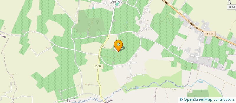 localisation de l'entreprise MADAME LAURE BELLOTEAU  BARRET