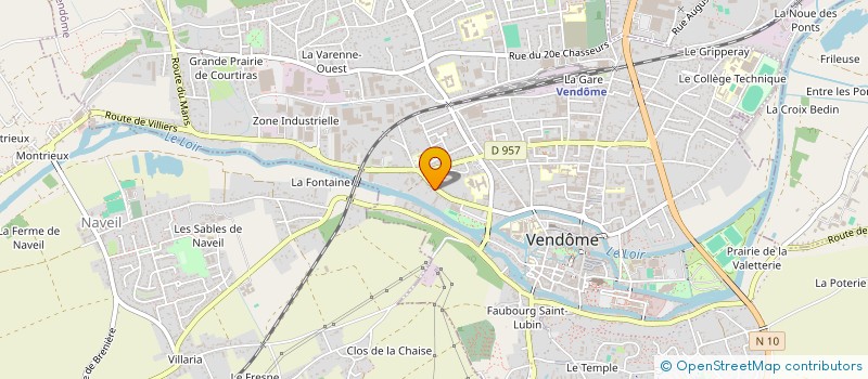 localisation de l'entreprise MADAME LAURE BENOIST  VENDOME