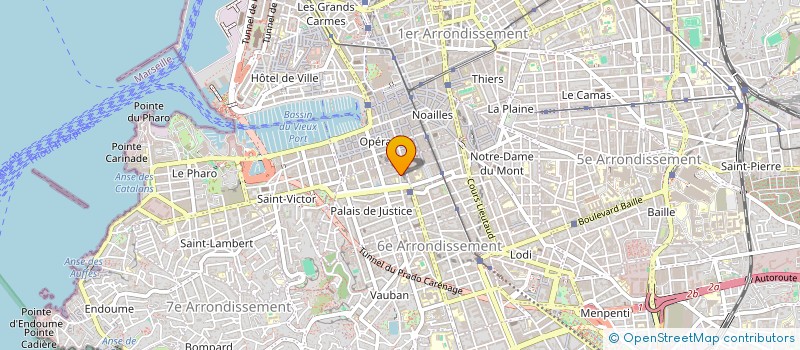 localisation de l'entreprise MADAME LAURE BENSIMON  MARSEILLE