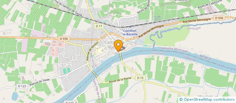 localisation de l'entreprise MADAME LAURE BERBINEAU à CASTILLON-LA-BATAILLE