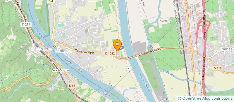 localisation de l'entreprise MADAME LAURE BERENGUER à SABLONS