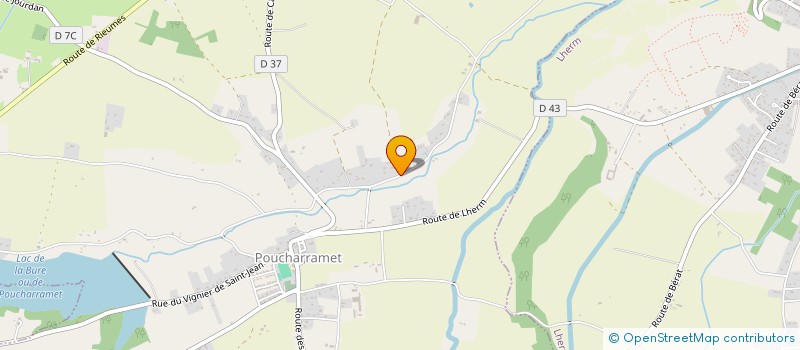 localisation de l'entreprise MADAME LAURE BERGES  POUCHARRAMET