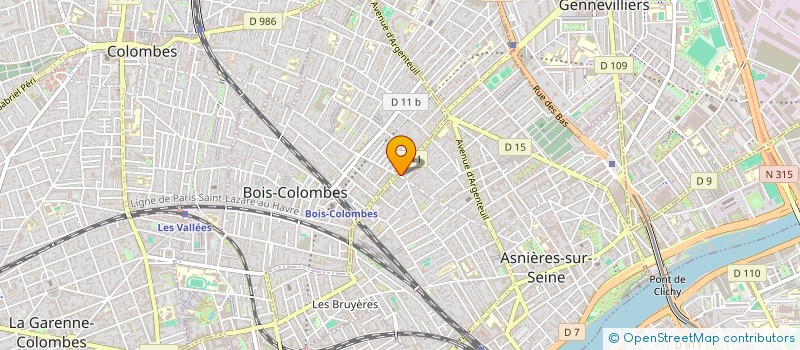 localisation de l'entreprise MADAME LAURE BERNARD à ASNIERES-SUR-SEINE
