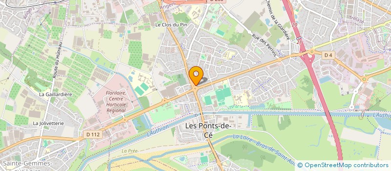 localisation de l'entreprise MADAME LAURE BERNHEIM à LES PONTS-DE-CE