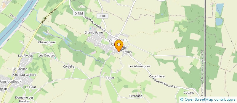 localisation de l'entreprise MADAME LAURE BERTHET BONDET à PEYZIEUX-SUR-SAONE