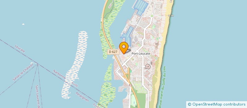 localisation de l'entreprise MADAME LAURE BERTIN  LEUCATE