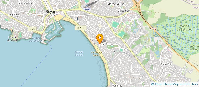 localisation de l'entreprise MADAME LAURE BERTIN  ROYAN