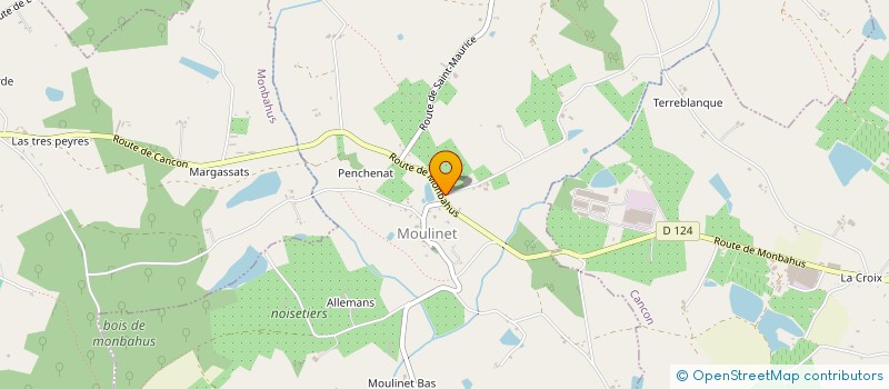 localisation de l'entreprise MADAME LAURE BERTOGNA  MOULINET