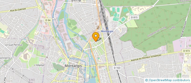 localisation de l'entreprise MADAME LAURE BERTRAND à MONTARGIS