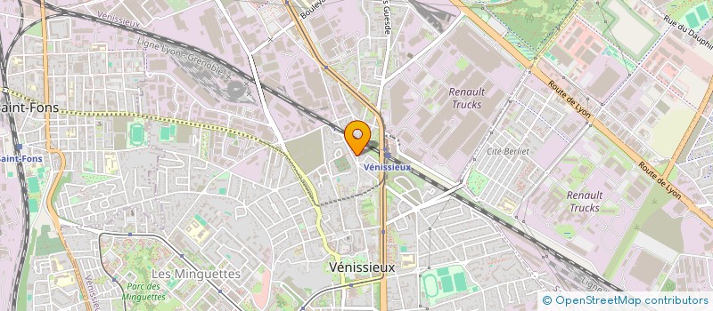 localisation de l'entreprise MADAME LAURE BESSENAY  VENISSIEUX