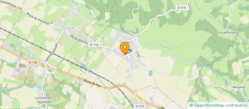 localisation de l'entreprise MADAME LAURE BETEROUS  ESCOU