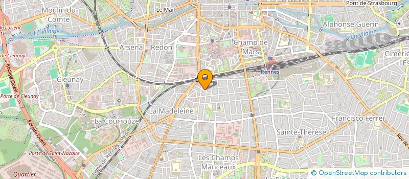 localisation de l'entreprise MADAME LAURE BEVOUT  RENNES