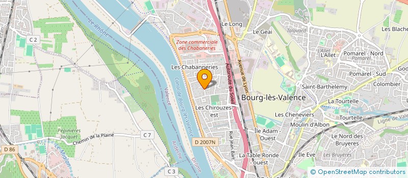 localisation de l'entreprise MADAME LAURE BIGOU  BOURG-LES-VALENCE