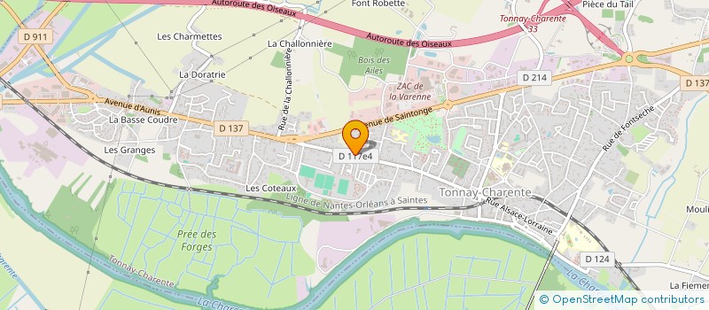localisation de l'entreprise MADAME LAURE BILLOT à TONNAY-CHARENTE