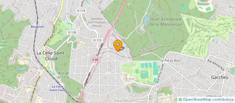 localisation de l'entreprise MADAME LAURE BIOT  LA CELLE-SAINT-CLOUD