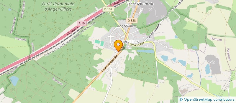 localisation de l'entreprise MADAME LAURE BIRABENT à ANGERVILLIERS