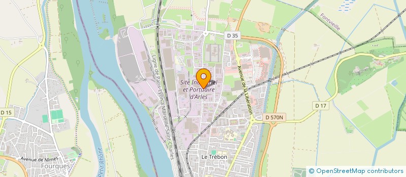 localisation de l'entreprise MADAME LAURE BLANC à ARLES