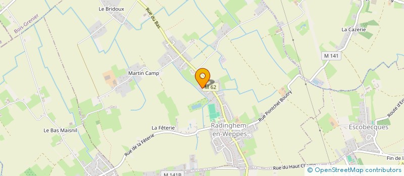 localisation de l'entreprise MADAME LAURE BLONDEL  RADINGHEM-EN-WEPPES