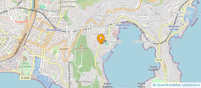 localisation de l'entreprise MADAME LAURE BOEGLI à VILLEFRANCHE-SUR-MER
