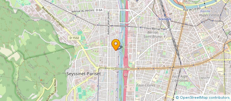 localisation de l'entreprise MADAME LAURE BOLOGNINI  SEYSSINET-PARISET