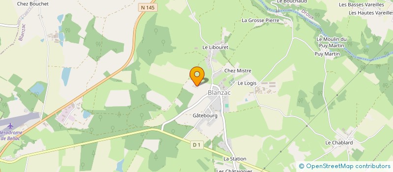 localisation de l'entreprise MADAME LAURE BONDET DE LA BERNARDIE à BLANZAC