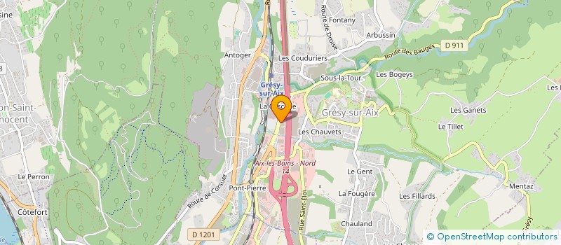 localisation de l'entreprise MADAME LAURE BONDIER  GRESY-SUR-AIX