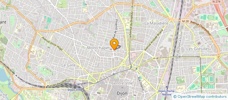 localisation de l'entreprise MADAME LAURE BONGARD à DIJON