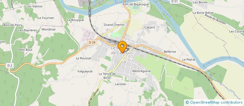 localisation de l'entreprise MADAME LAURE BONVALLET à LE BUISSON-DE-CADOUIN