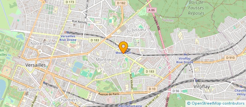 localisation de l'entreprise MADAME LAURE BOSSY à VERSAILLES