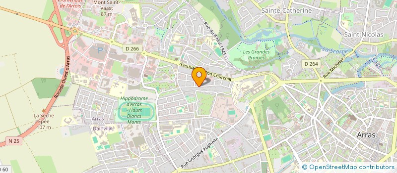 localisation de l'entreprise MADAME LAURE BOUHALA à ARRAS