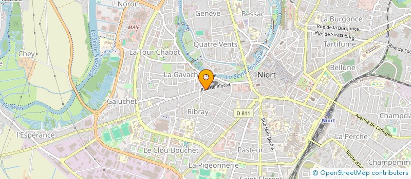 localisation de l'entreprise MADAME LAURE BOURGEOIS à NIORT