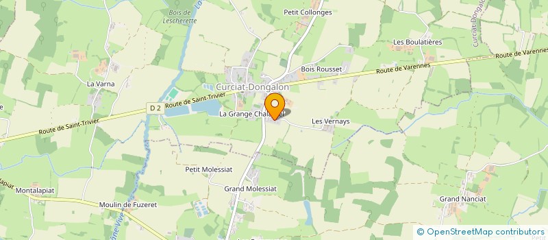 localisation de l'entreprise MADAME LAURE BOURGEOIS  CURCIAT-DONGALON