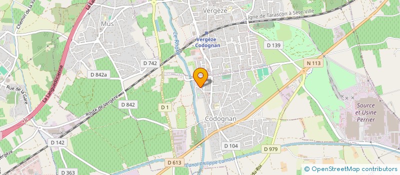 localisation de l'entreprise MADAME LAURE BOURGEOIS  CODOGNAN