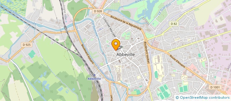 localisation de l'entreprise MADAME LAURE BOUTELEUX à ABBEVILLE