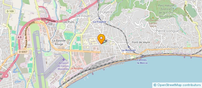 localisation de l'entreprise MADAME LAURE BOZZI  CANNES