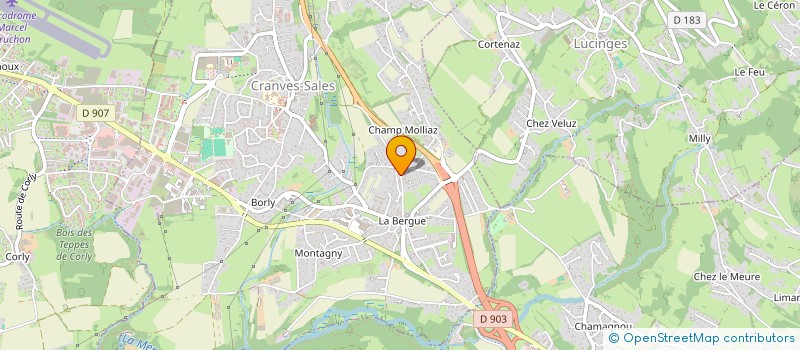 localisation de l'entreprise MADAME LAURE BRACHET  CRANVES-SALES