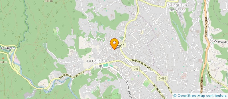 localisation de l'entreprise MADAME LAURE BRANDNER à LA COLLE-SUR-LOUP