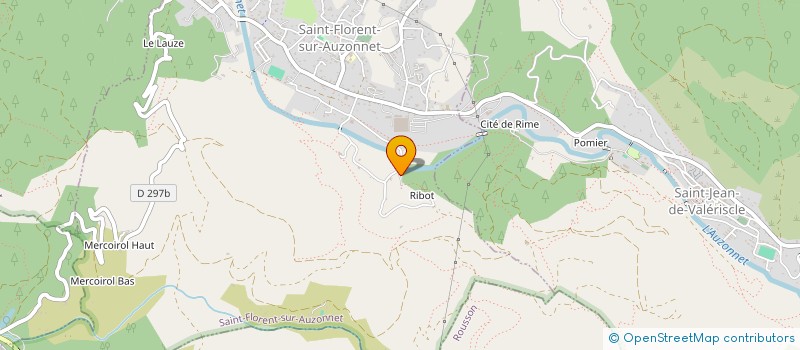 localisation de l'entreprise MADAME LAURE BRASSEL  SAINT-FLORENT-SUR-AUZONNET