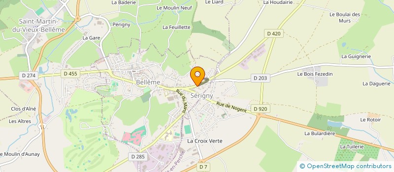 localisation de l'entreprise MADAME LAURE BRAWERS à BELLEME