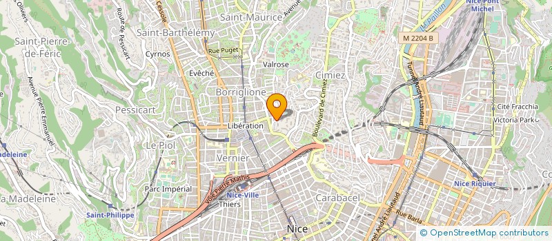 localisation de l'entreprise MADAME LAURE BREANT à NICE
