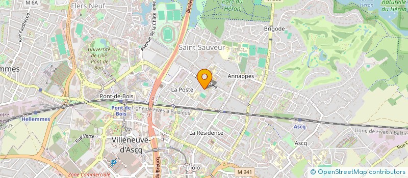 localisation de l'entreprise MADAME LAURE BRECHIGNAC à VILLENEUVE-D'ASCQ