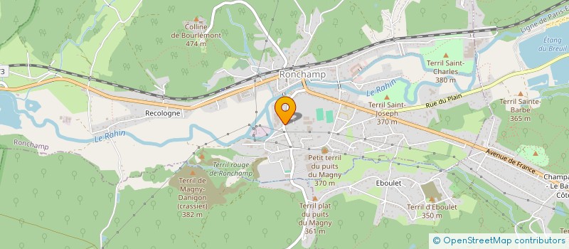 localisation de l'entreprise MADAME LAURE BREDIN  RONCHAMP