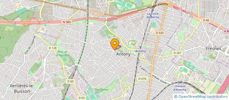 localisation de l'entreprise MADAME LAURE BRETOT à ANTONY