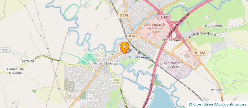 localisation de l'entreprise MADAME LAURE BRICE  PONT-L'EVEQUE