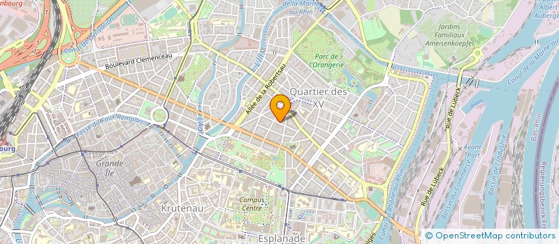 localisation de l'entreprise MADAME LAURE BROCHARD à STRASBOURG
