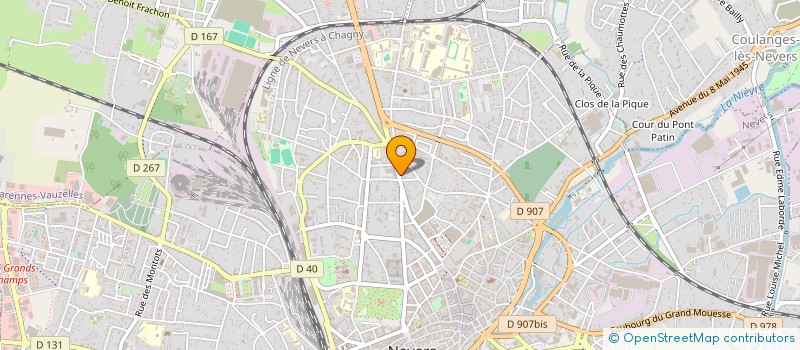 localisation de l'entreprise MADAME LAURE BRUNET à NEVERS